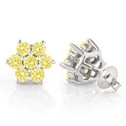 3 Carat Yellow Diamond Stud Earrings 14K Yellow Gold 8 3 Carat Yellow Diamond Stud Earrings 14K Yellow Gold -Its Hot Jewelry Shop 3 carat yellow diamond stud earrings 14k gold p 45520 wh