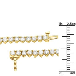 3 Prong Diamond Eternity Chain For Men And Women 14K Yellow Gold Tennis Necklace 19 3 Prong Diamond Eternity Chain For Men And Women 14K Yellow Gold Tennis Necklace -Its Hot Jewelry Shop 3mm iced out eternity diamond chain for men women 14k gold tennis necklace 804063 rulerye