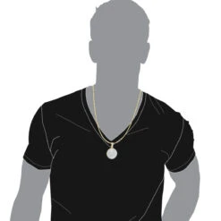 4 Carat Diamond Pendant For Men 14K Yellow Gold Iced Out Round Medallion 16 4 Carat Diamond Pendant For Men 14K Yellow Gold Iced Out Round Medallion -Its Hot Jewelry Shop 4 carat diamond pendant for men 14k gold iced out round medallion 803232 body yellow