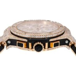 44mm Hublot Men's Diamond Watch Fully Iced Out Big Bang In Rose Gold 18.09ct -Its Hot Jewelry Shop 44mm hublot mens diamond watch fully iced out big bang in rose gold 1809ct 968671 ruler