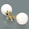 8.5-9mm 14K Yellow Gold White Freshwater Pearl Stud Earrings 1 8.5-9mm 14K Yellow Gold White Freshwater Pearl Stud Earrings -Its Hot Jewelry Shop 85 9mm 14k gold white freshwater pearl stud earrings p 5906