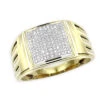 Affordable 10K Yellow Gold Men's Diamond Ring 0.25ct 12mm Wide Wedding Band 1 Affordable 10K Yellow Gold Men's Diamond Ring 0.25ct 12mm Wide Wedding Band -Its Hot Jewelry Shop affordable 10k gold mens diamond ring 0 25ct 12mm wide wedding band mainye