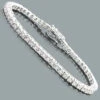 Affordable Diamond Tennis Bracelet In Sterling Silver 0.2ct -Its Hot Jewelry Shop affordable diamond tennis bracelet in sterling silver 024ct 1