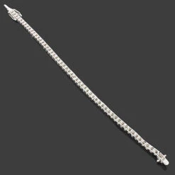 Affordable Diamond Tennis Bracelet In Sterling Silver 0.2ct -Its Hot Jewelry Shop affordable diamond tennis bracelet in sterling silver 024ct 2