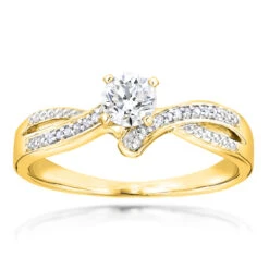 Affordable Engagement 14K White Gold Diamond Ring 0.34ct 9 Affordable Engagement 14K White Gold Diamond Ring 0.34ct -Its Hot Jewelry Shop affordable engagement rings 14k gold diamond ring 34ct p 7169 ye
