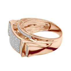 Affordable Men's 10K White Gold Diamond Ring 0.52ct -Its Hot Jewelry Shop affordable mens rings 10k gold diamond ring 052ct p 7112 backro