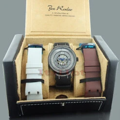 Automatic Men's Joe Rodeo Diamond Watch 2.20ct -Its Hot Jewelry Shop automatic mens watches joe rodeo diamond watch 220ct p 45431box