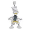 Bart Simpson Diamond Pendant 0.75ct Sterling Silver -Its Hot Jewelry Shop bart simpson diamond pendant 075ct sterling silver p 47930 wh