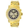 Black Dial Luxurman Diamond Watch 0.75ct Yellow Gold Plated Escalade -Its Hot Jewelry Shop black dial luxurman diamond watch 075ct yellow gold plated escalade main