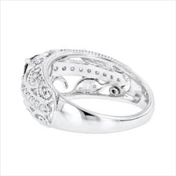 Antique White Black Diamond Engagement Ring With Filigree 1.2ct 14K White Gold 11 Antique White Black Diamond Engagement Ring With Filigree 1.2ct 14K White Gold -Its Hot Jewelry Shop black diamond engagement ring 116ct 14k gold p 45921 backwh