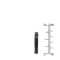 14K Black Plated Gold Black Diamond Hoop Earrings 1.93ct 13 14K Black Plated Gold Black Diamond Hoop Earrings 1.93ct -Its Hot Jewelry Shop black diamond jewelry 14k diamond hoop earrings 193ct p 35678 rulerbl