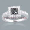 14K White Gold White & Black Diamond Ring 0.64ct 2 14K White Gold White & Black Diamond Ring 0.64ct -Its Hot Jewelry Shop black diamond rings 14k white black diamond ring 064ct p 6696