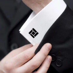 Black Onyx And Diamonds 14K Yellow Gold Men's Cufflinks -Its Hot Jewelry Shop black onyx and diamonds 14k gold mens cufflinks bodwh