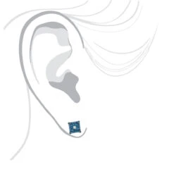 Blue White Diamond Earrings Studs 0.61ct Sterling Silver 8 Blue White Diamond Earrings Studs 0.61ct Sterling Silver -Its Hot Jewelry Shop blue white diamond earrings studs 061ct sterling silver 3