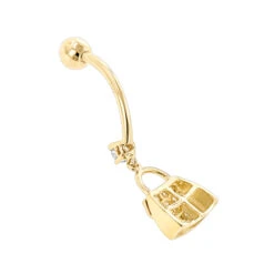 14K Yellow Gold Diamond Purse Belly Button Ring 0.29 -Its Hot Jewelry Shop body jewelry 14k diamond purse belly button ring 029 p 35764 backye