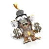 Cartoon Characters Scrooge McDuck Diamond Pendant In Sterling Silver 4.25ct 2 Cartoon Characters Scrooge McDuck Diamond Pendant In Sterling Silver 4.25ct -Its Hot Jewelry Shop cartoon characters scrooge mcduck diamond pendant in sterling silver 425ct 1