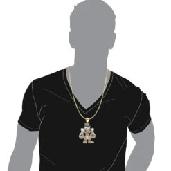 Cartoon Characters Scrooge McDuck Diamond Pendant In Sterling Silver 4.25ct -Its Hot Jewelry Shop cartoon characters scrooge mcduck diamond pendant in sterling silver 425ct bodye