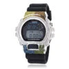 Casio 6900 G-SHOCK White Blue Green Brown Yellow Diamonds Bezel Watch 5ct -Its Hot Jewelry Shop casio 6900 g shock white blue green brown yellow diamonds bezel watch 5ct 1