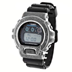 Casio G-Shock Black Diamond Watch DW6900 3.5ct