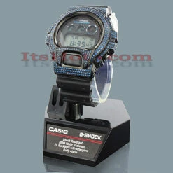 Casio G-Shock Blue CZ Crystal Watch -Its Hot Jewelry Shop casio watches g shock blue cz crystal watch p 35267box