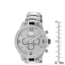 Celebrity Diamond Watch For Men By Luxurman 0.5ct Liberty 11 Celebrity Diamond Watch For Men By Luxurman 0.5ct Liberty -Its Hot Jewelry Shop celebrity diamond watch for men by luxurman 05ct liberty ruler