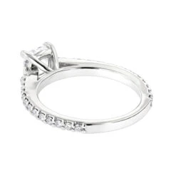 Classic 14K White Gold Cushion Diamond Engagement Ring By Luxurman 1.4ct G/VS 11 Classic 14K White Gold Cushion Diamond Engagement Ring By Luxurman 1.4ct G/VS -Its Hot Jewelry Shop classic 14k gold cushion diamond engagement ring by luxurman 14ct gvs backwh