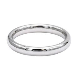 Classic Platinum Wedding Band For Women 3mm Wide Stackable Ring -Its Hot Jewelry Shop classic platinum wedding band for women 3mm wide stackable ring 000764 backwh