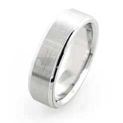 Cosmopolitan Thick Wedding Band For Men 14K White Gold 6 Cosmopolitan Thick Wedding Band For Men 14K White Gold -Its Hot Jewelry Shop cosmopolitan thick wedding band for men 14k gold 2