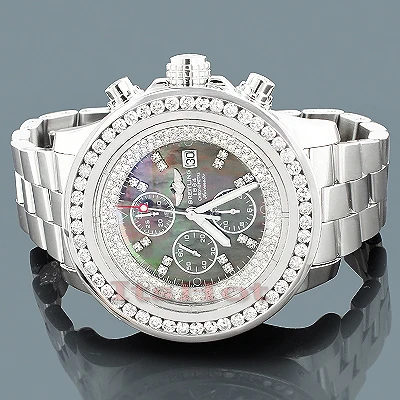 Breitling Super Avenger Men's Diamond Watch 5.50ct 3 Breitling Super Avenger Men's Diamond Watch 5.50ct
