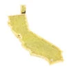 California State White Yellow Diamond Pendant 18.2ct 14K Yellow Gold