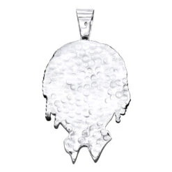 Custom Diamond Face Pendant For Men 14K Yellow Gold Custom Jewelry Design -Its Hot Jewelry Shop custom diamond face pendant for men 14k gold custom jewelry design 001287 back white