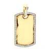 Dog Tags 10K Yellow Gold Diamond Pendant Can Be Engraved -Its Hot Jewelry Shop custom dog tags gold diamond pendant can be engraved p 35694 ye