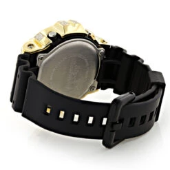 Casio G-Shock Diamond Watch 5.25ct Yellow DW-6900 -Its Hot Jewelry Shop custom g shock diamond watch 525ct yellow dw 6900 p 38748back