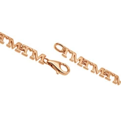 Custom Initials Bracelet For Men And Women 14K Yellow Gold 18 Custom Initials Bracelet For Men And Women 14K Yellow Gold -Its Hot Jewelry Shop custom initials bracelet for men and women solid 14k gold clasp rose