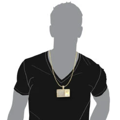 10K Yellow Gold Diamond Digital Scale Men's Pendant 4ct -Its Hot Jewelry Shop custom jewelry 10k gold diamond digital scale mens pendant 4ct bodye