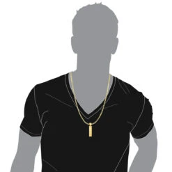 14K Yellow Gold Roman Numerals Bar Pendant 12 14K Yellow Gold Roman Numerals Bar Pendant -Its Hot Jewelry Shop custom jewelry 14k gold roman numerals bar pendant bodye