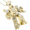 3-D Transformer Diamond Pendant 1.25ct Gold Plated -Its Hot Jewelry Shop custom jewelry 3 d transformer diamond pendant 175ct gold plated p 47931 ye