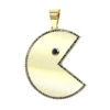 Large Diamond Pacman Pendant For Men 14K Yellow Gold 2 Carat 2 Large Diamond Pacman Pendant For Men 14K Yellow Gold 2 Carat -Its Hot Jewelry Shop custom jewelry large diamond pacman pendant for men in 14k gold 2 carat mainye