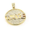 Custom-made 10K Yellow Gold Diamond Pendant For Men 5.9ct -Its Hot Jewelry Shop custom jewelry made yellow gold diamond pendant 590ct 10k 1