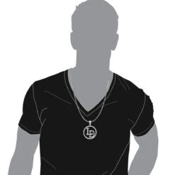 5 Carat Diamond Initials Pendant For Men & Women 10K White Gold -Its Hot Jewelry Shop custom made diamond initial pendant for men women solid 10k gold 5 carat 100642 body white