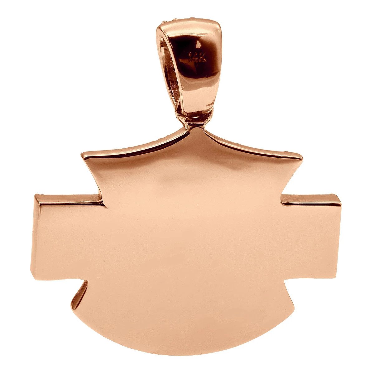 Custom Diamond Pendant For Men 14K White Gold Name Necklace 3.6ct 8 Custom Diamond Pendant For Men 14K White Gold Name Necklace 3.6ct - Image 6