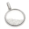 Custom-made Diamond Circle Shaker Pendant Gold Or Sterling Silver 8.7ct -Its Hot Jewelry Shop custom made diamond shaker pendant 87ct circle jewelry mainwh