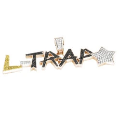 18K Yellow Gold Yellow Black White Diamond Pendant For Men 6ct 10 18K Yellow Gold Yellow Black White Diamond Pendant For Men 6ct -Its Hot Jewelry Shop custom made jewelry 18k gold yellow black white diamond pendant for men 6ct ro