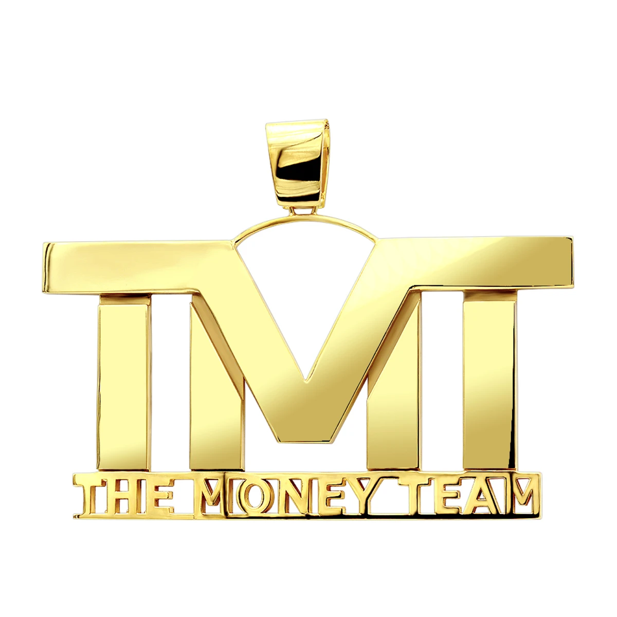 Large 10K Yellow Gold Name Plate Pendant For Men 3 Large 10K Yellow Gold Name Plate Pendant For Men