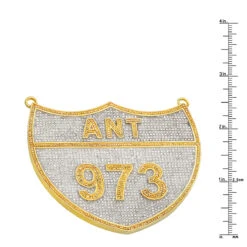 Sterling Silver White Yellow Diamond Pendant For Men -Its Hot Jewelry Shop custom made jewelry sterling silver white yellow diamond pendant for men ruler