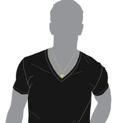 Logo Name Black Diamond Pendant For Men 14K Yellow Gold 0.55ct 12 Logo Name Black Diamond Pendant For Men 14K Yellow Gold 0.55ct -Its Hot Jewelry Shop custom made logo name black diamond pendant for men 14k gold 0 55ct bodye