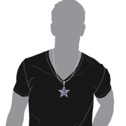 Iced Out Large Star Name Pendant In Sterling Silver For Men 8 Iced Out Large Star Name Pendant In Sterling Silver For Men -Its Hot Jewelry Shop custom made mens name pendant white blue stones star in sterling silver 100498 body