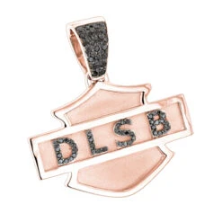 Name Black Diamond Pendant For Men 14K White Gold 0.55ct 10 Name Black Diamond Pendant For Men 14K White Gold 0.55ct -Its Hot Jewelry Shop custom made name black diamond pendant for men 14k gold 055ct ro