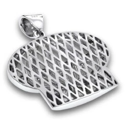 Crown Diamond Charm In Sterling Silver 0.9ct -Its Hot Jewelry Shop custom pendants crown diamond charm in sterling silver 09ct backwh