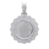 Customizable Medallion Diamond Picture Pendant 1.52 Carats 14K White Gold 2 Customizable Medallion Diamond Picture Pendant 1.52 Carats 14K White Gold -Its Hot Jewelry Shop customizable photo medallion diamond pendant 152 carats solid 14k gold 804056 white